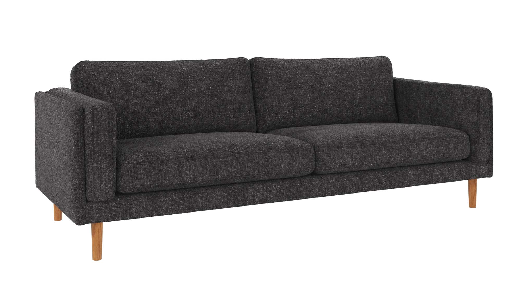 Jetzt entdecken: Sofa Braden 3-Sitzer, Beine Eiche, Bezug Robin Dunkelgrau mit hochwertiger Verarbeitung. Sofa Braden 3-Sitzer, Beine Eiche, Bezug Robin Dunkelgrau