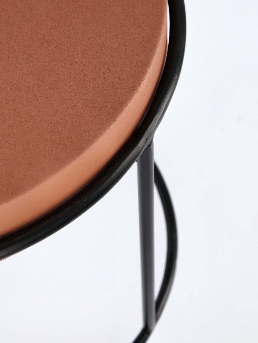 Beistelltisch Ketaki 2er-Set aus Metall, Beige/Hellbraun