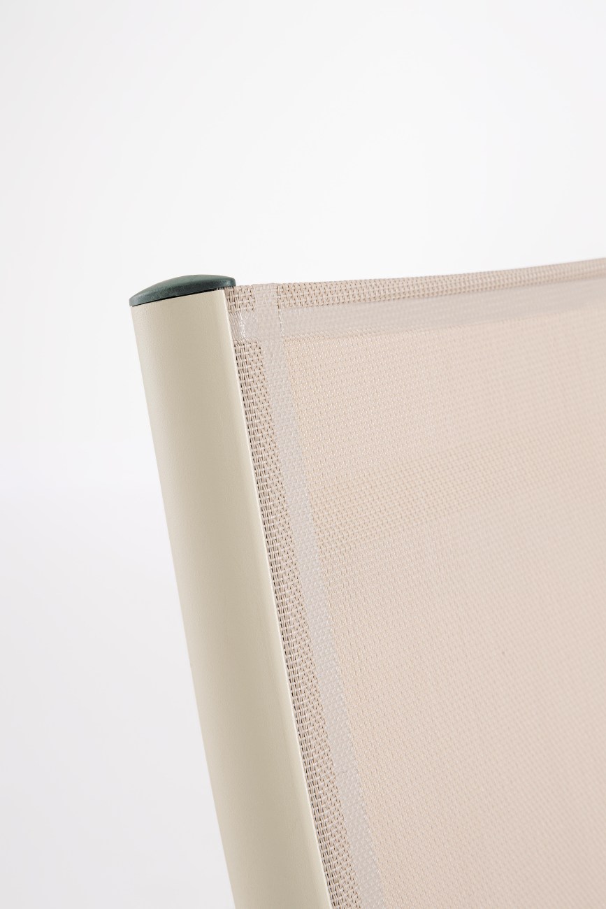 Loungesessel Taylor aus Aluminium, Whisper