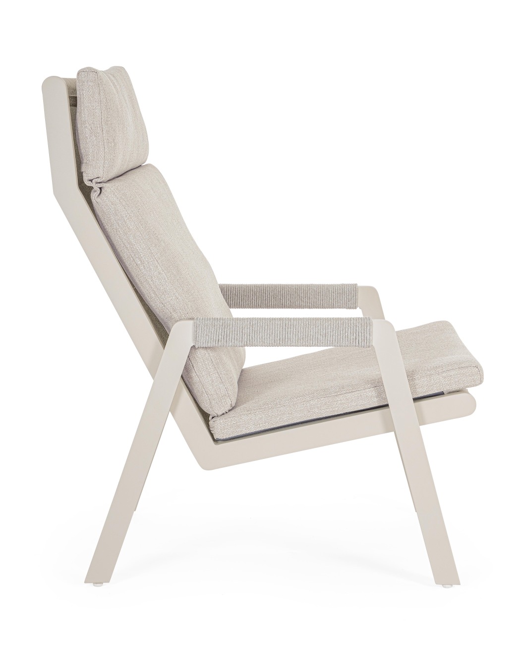 Gartensessel Emery aus Aluminium, Morny