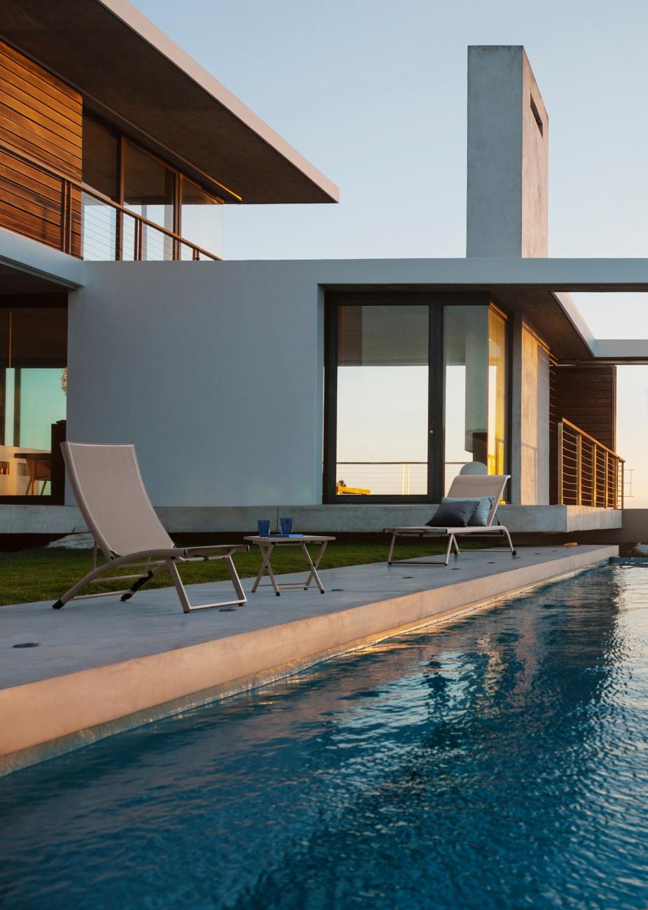 Loungesessel Taylor aus Aluminium, Whisper