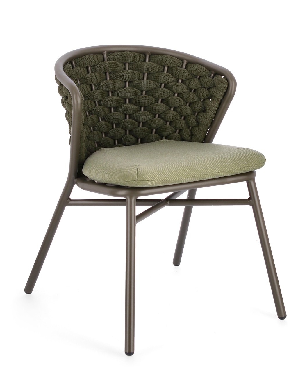 Gartenstuhl Harlow aus Aluminium, Olive Gartenstuhl Harlow aus Aluminium, Olive