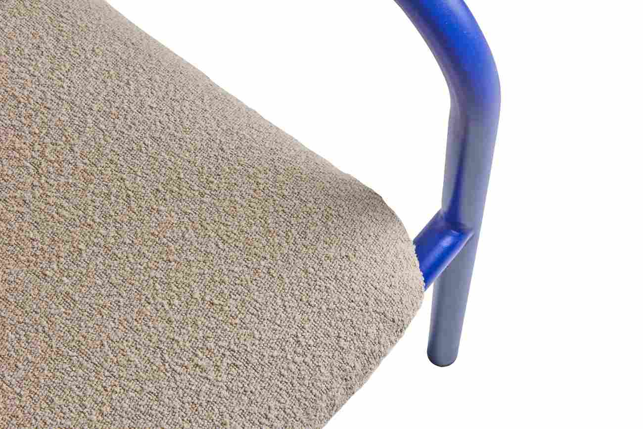 Gartensessel Bendt mit Kissen, Indigo Blau