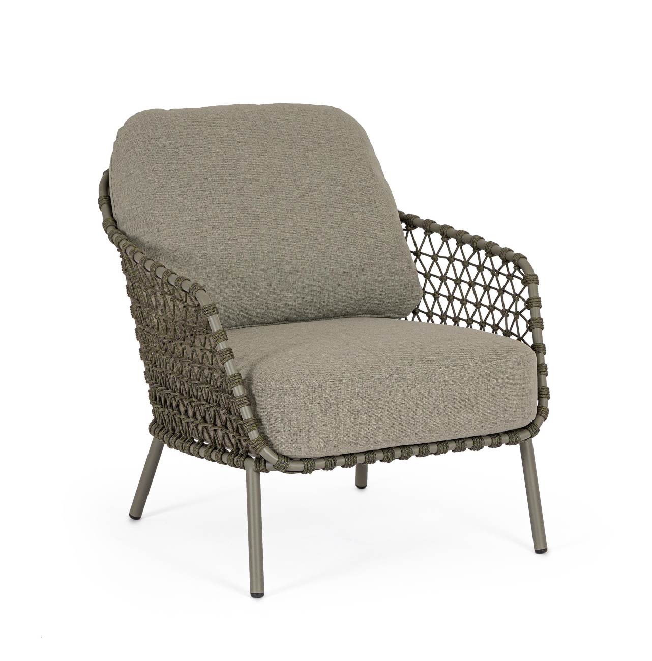 Gartensessel Ivissa aus Metall, Grün Gartensessel Ivissa aus Metall, Grün