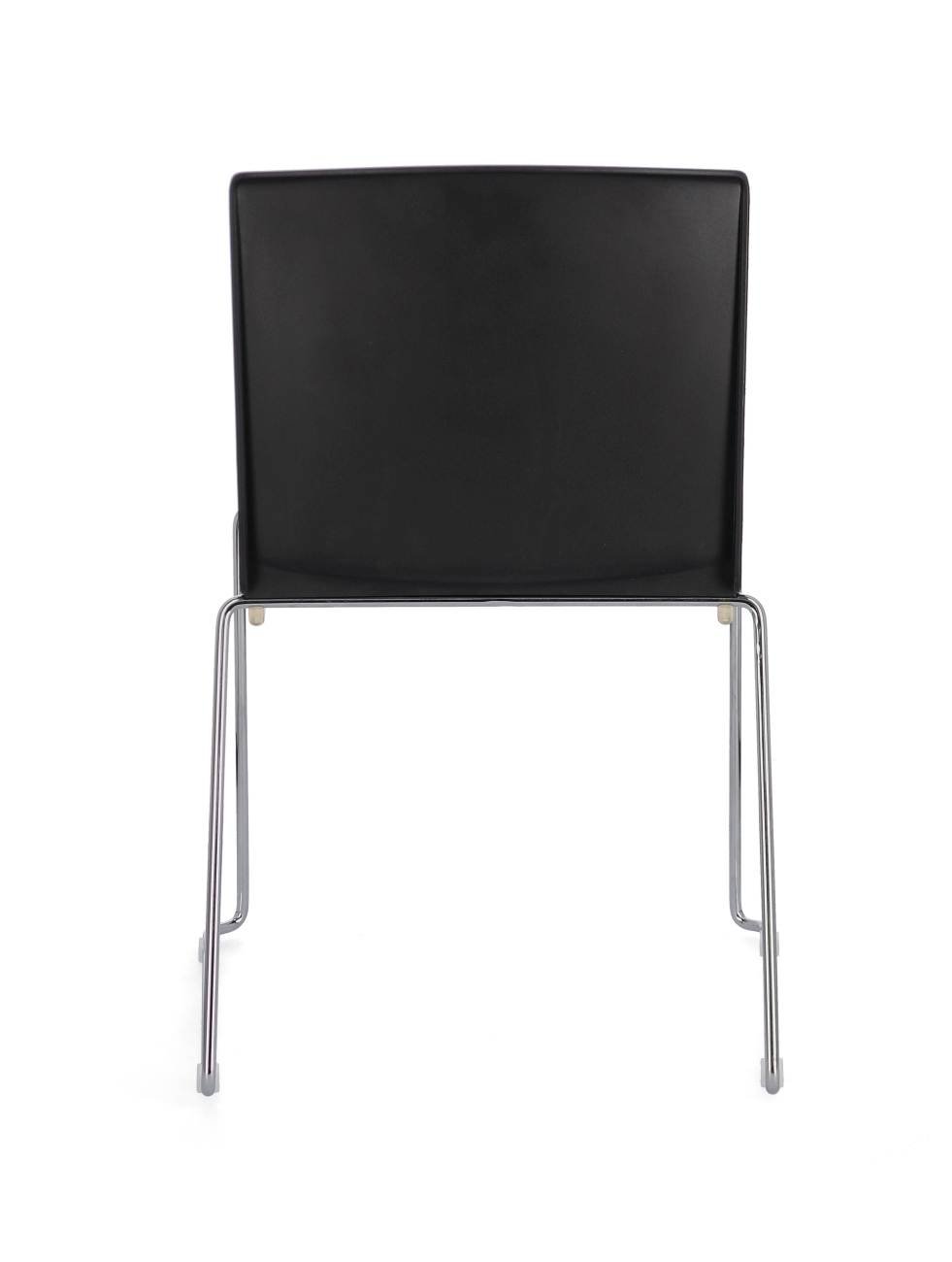 Esszimmerstuhl Giulia 4er-Set aus Metall, Silber/Schwarz