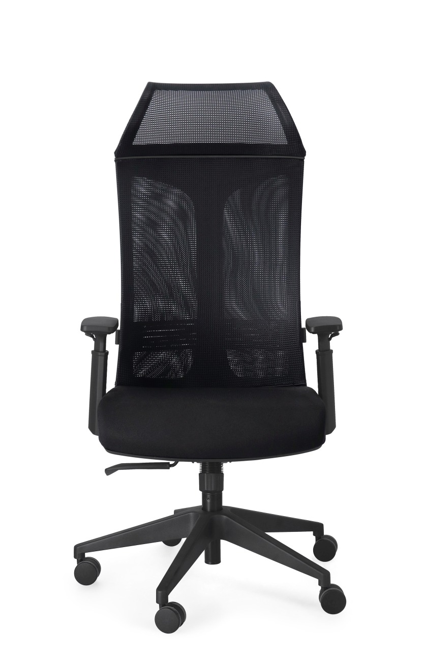 Bürostuhl Killian mit Armlehne, Schwarz