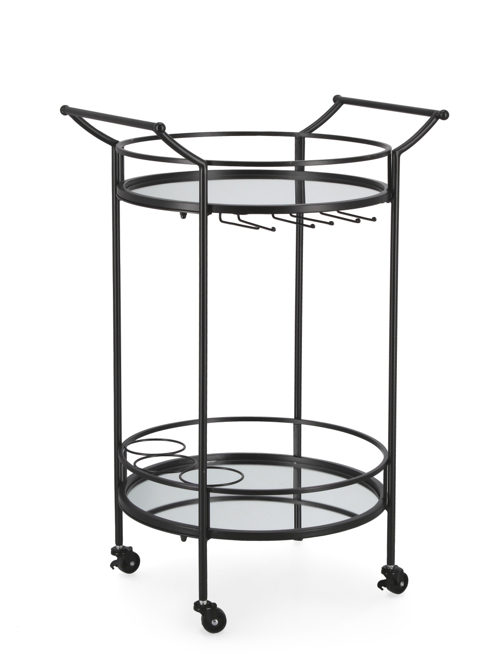 Servierwagen Isaac aus Metall Rund Servierwagen Isaac aus Metall Rund