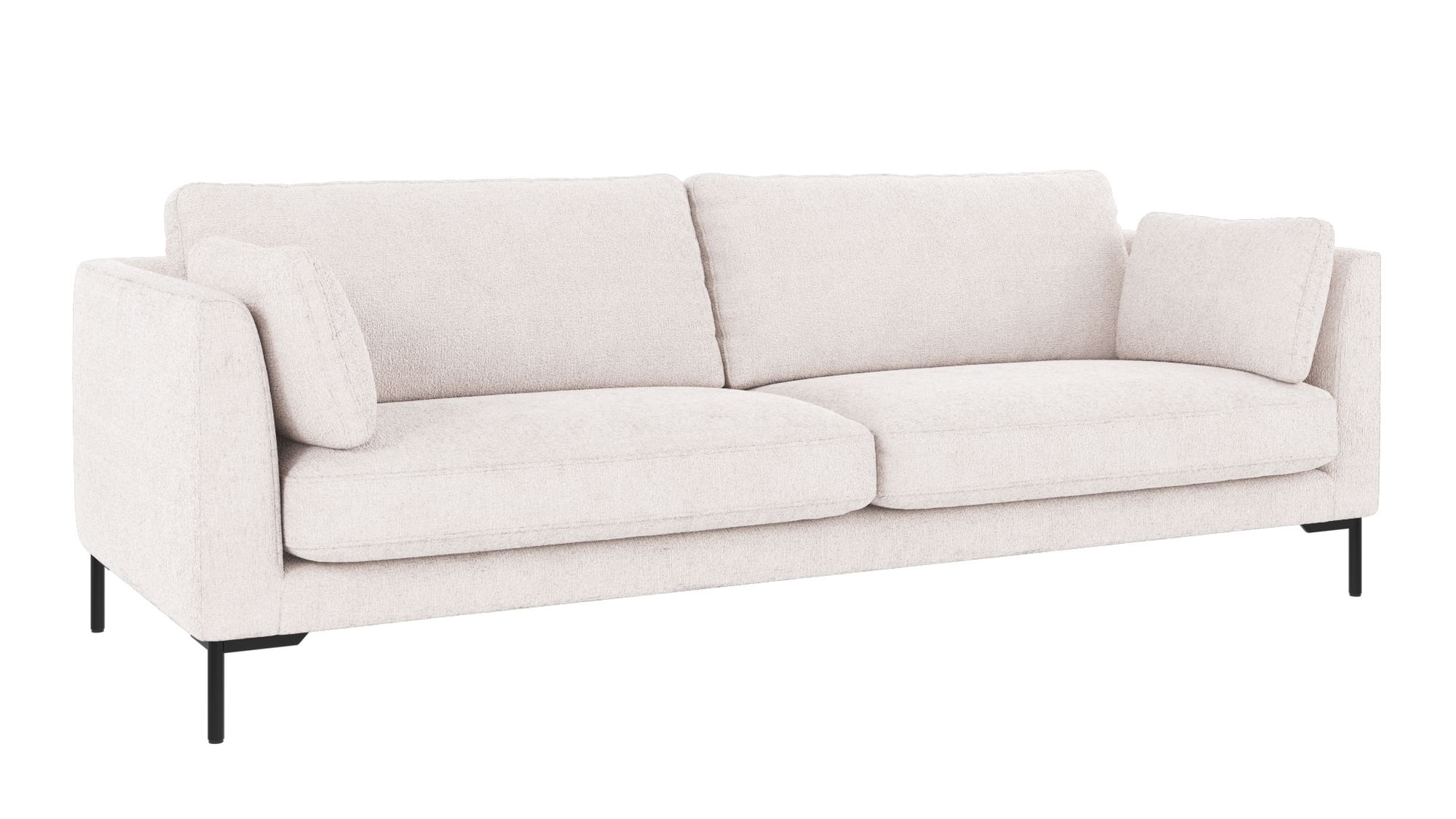 Sofa Corwin 3-Sitzer, Bezug Greg Weiß