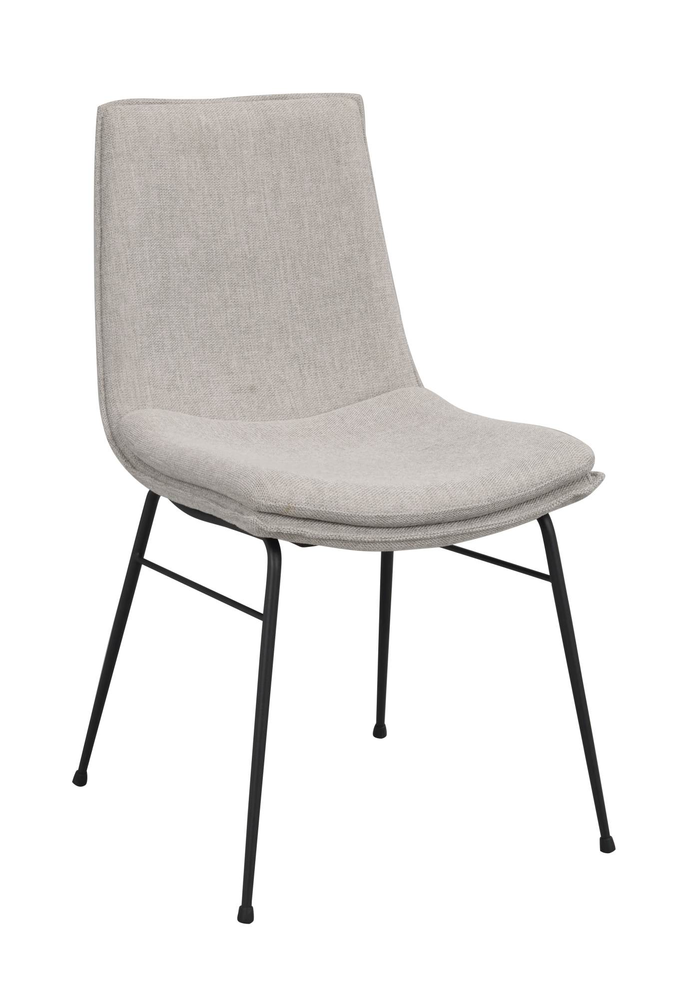 Stuhl Lowell 2er Set, Stoff Grau – stilvoller Blickfang für Ihr Zuhause. Stuhl Lowell 2er Set, Stoff Grau