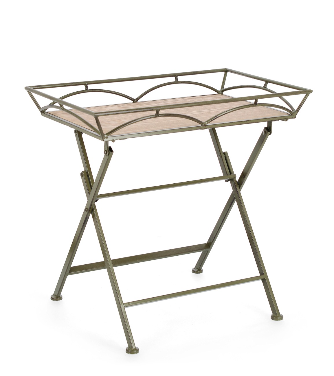 Couchtisch Guenda aus Metall, Grün Beistelltisch Guenda aus Metall, Grün