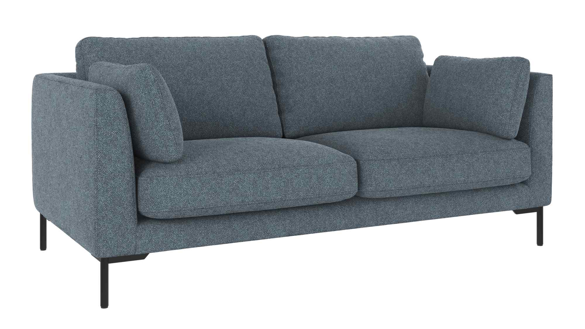 Sofa Corwin 2,5-Sitzer, Bezug Bobby Blau