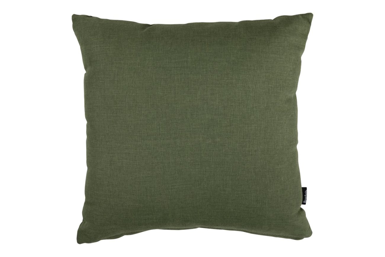 Das Kissen Nimy überzeugt mit seinem modernen Design. Gefertigt wurde es aus Olefin-Stoff, welche einen grünen Farbton besitzt. Das Kissen besitzt eine Größe von 45x45 cm
