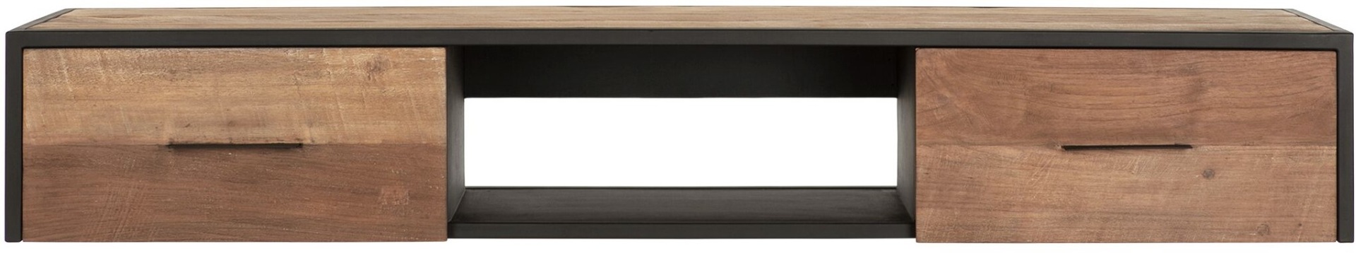 Das TV-Board Elemental überzeugt mit seinem modernem Design. Gefertigt wurde es aus Teakholz, welches einen natürlichen Farbton besitzt. Das Board verfügt über zwei Schubladen und ein offenes Fach. Es besitzt eine Breite von 160 cm.
