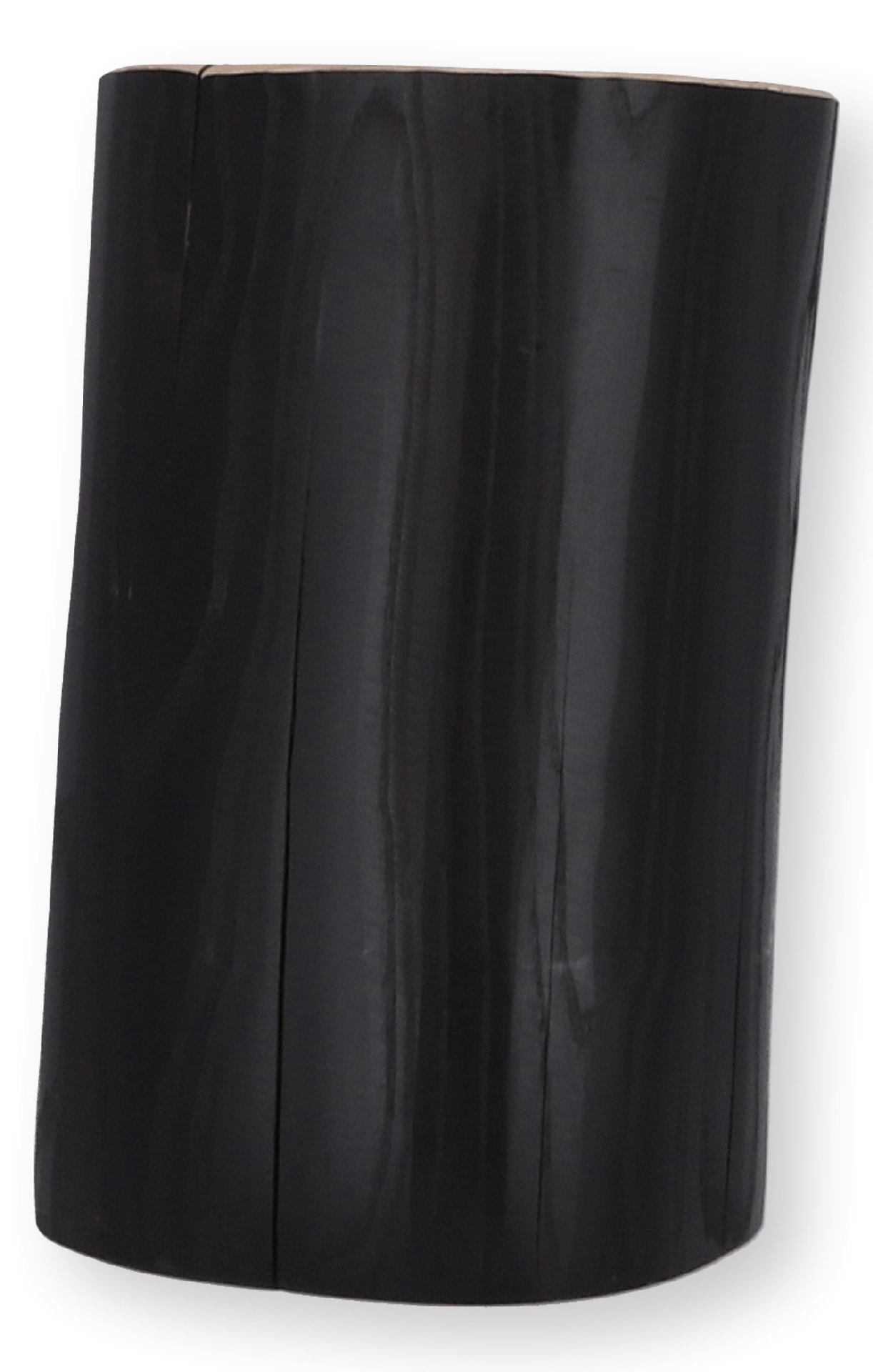 Jan Kurtz Beistelltisch Block rund Kernesche massiv schwarz