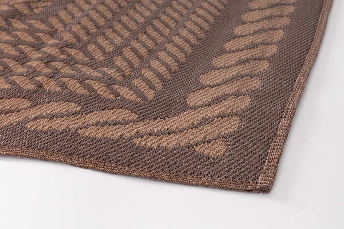 Outdoor-Teppichg Kashan Braun, 180x270 cm