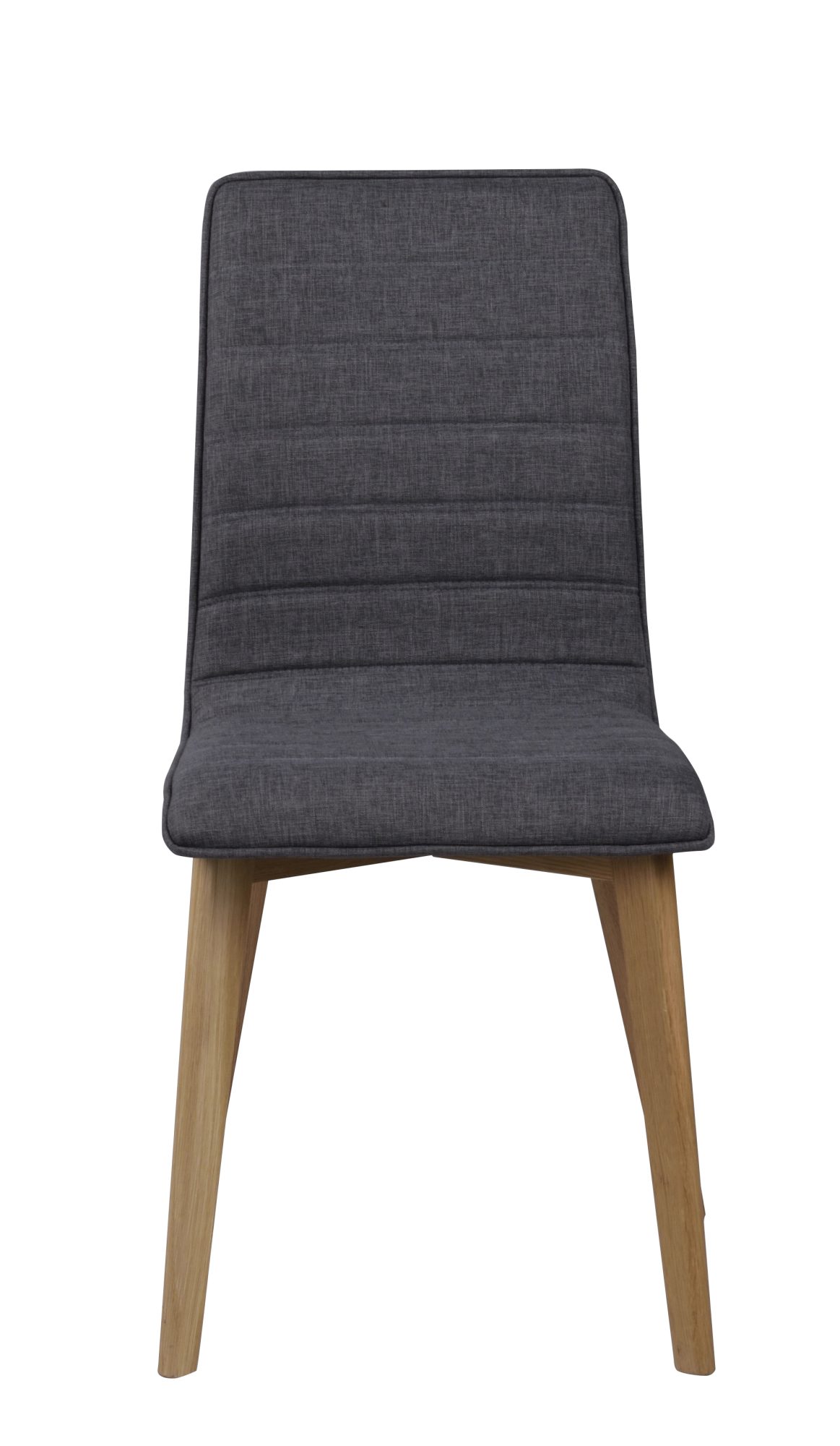 Stuhl Gracy 2er Set, Dunkelgrau / Eiche passt perfekt in stilvolle Wohnräume.