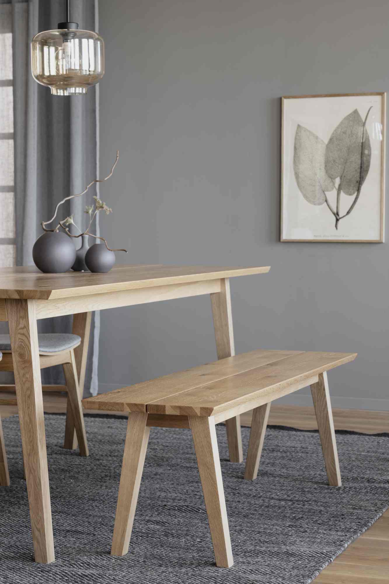 Sitzbank Melfort, Eiche – stilvoller Blickfang für Ihr Zuhause.