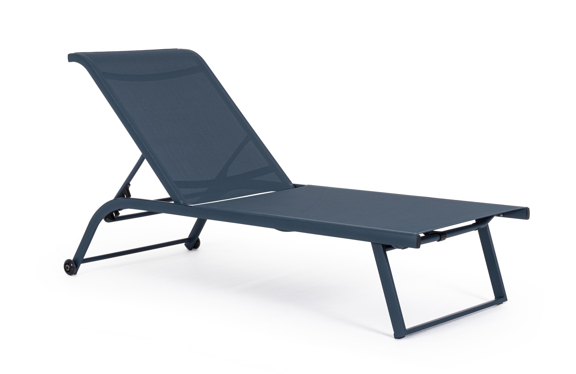 Gartenliege Taylor mit Rollen, Navy Gartenliege Taylor 2er-Set mit Rollen, Navy