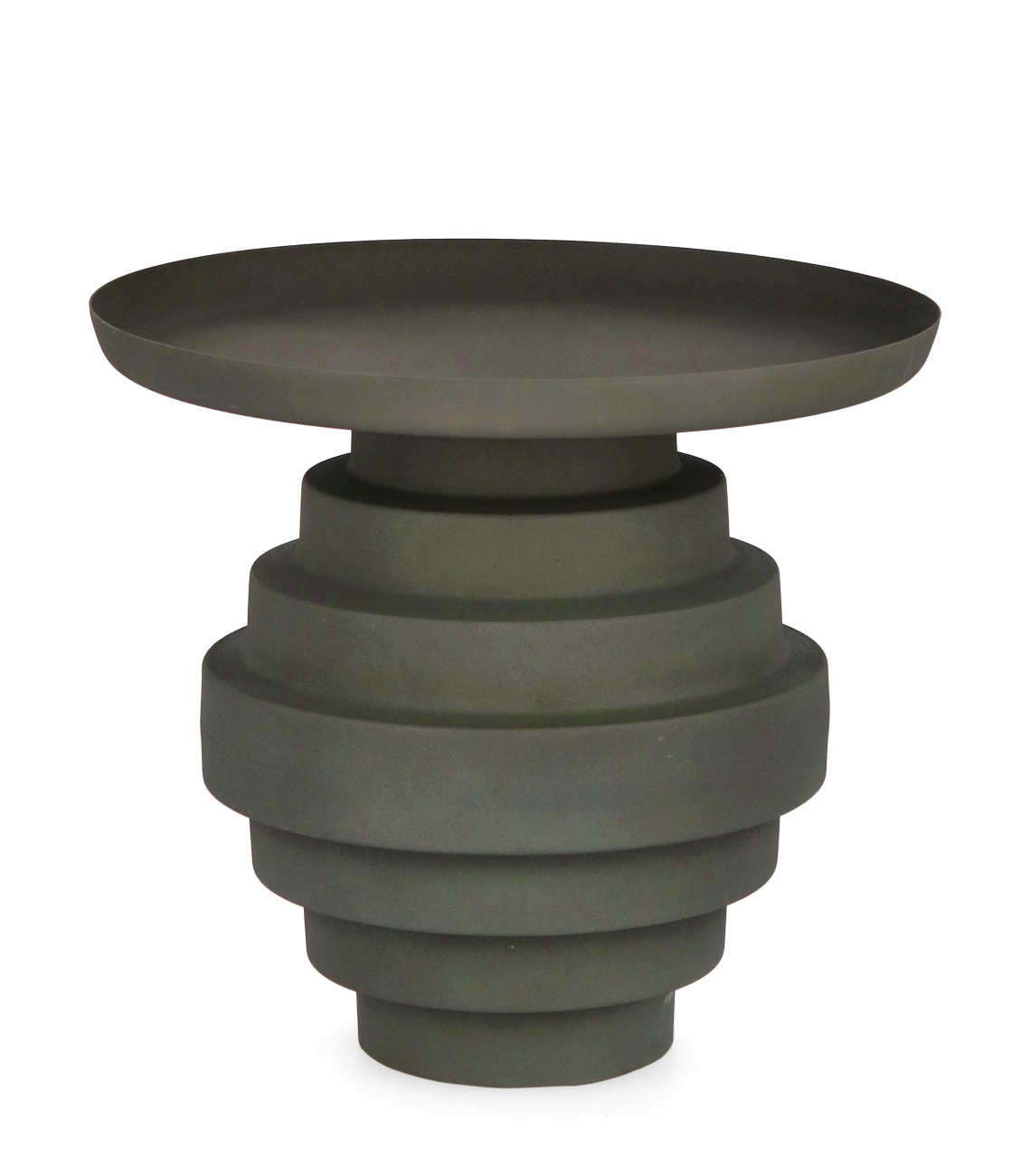 Beistelltisch Amba aus Metall Ø 40 cm, Grün Beistelltisch Amba aus Metall Ø 40 cm, Grün