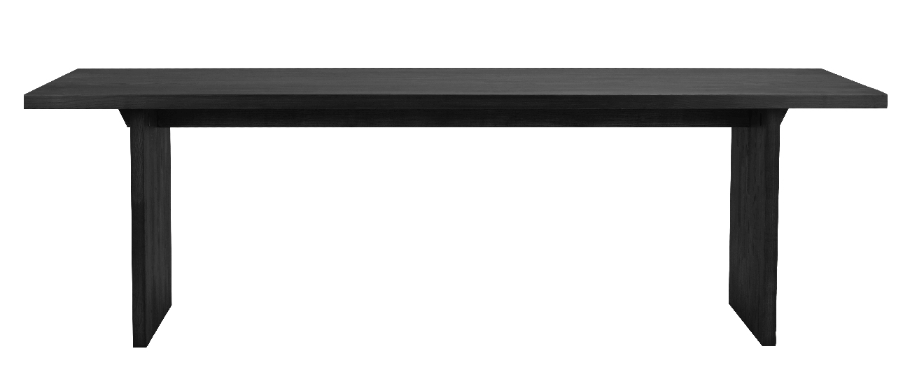 Esstisch Emmett Esche Schwarz, 240x95x75cm