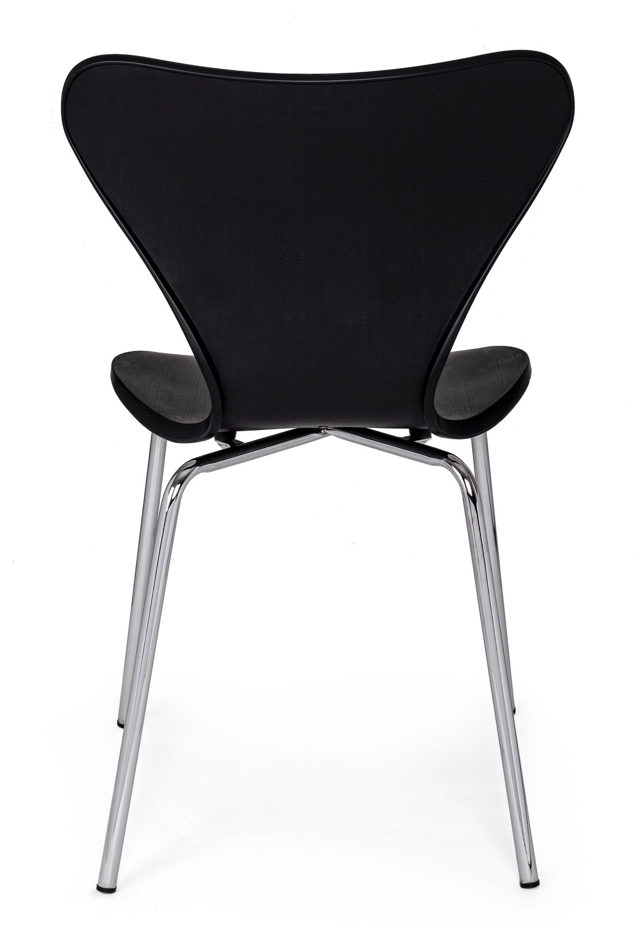 Der Stuhl Tessa überzeugt mit seinem modernem Design. Gefertigt wurde der Stuhl aus Kunststoff, welcher einen schwarzen Farbton besitzt. Das Gestell ist aus Metall und ist in einer silbernen Farbe. Die Sitzhöhe beträgt 45 cm.