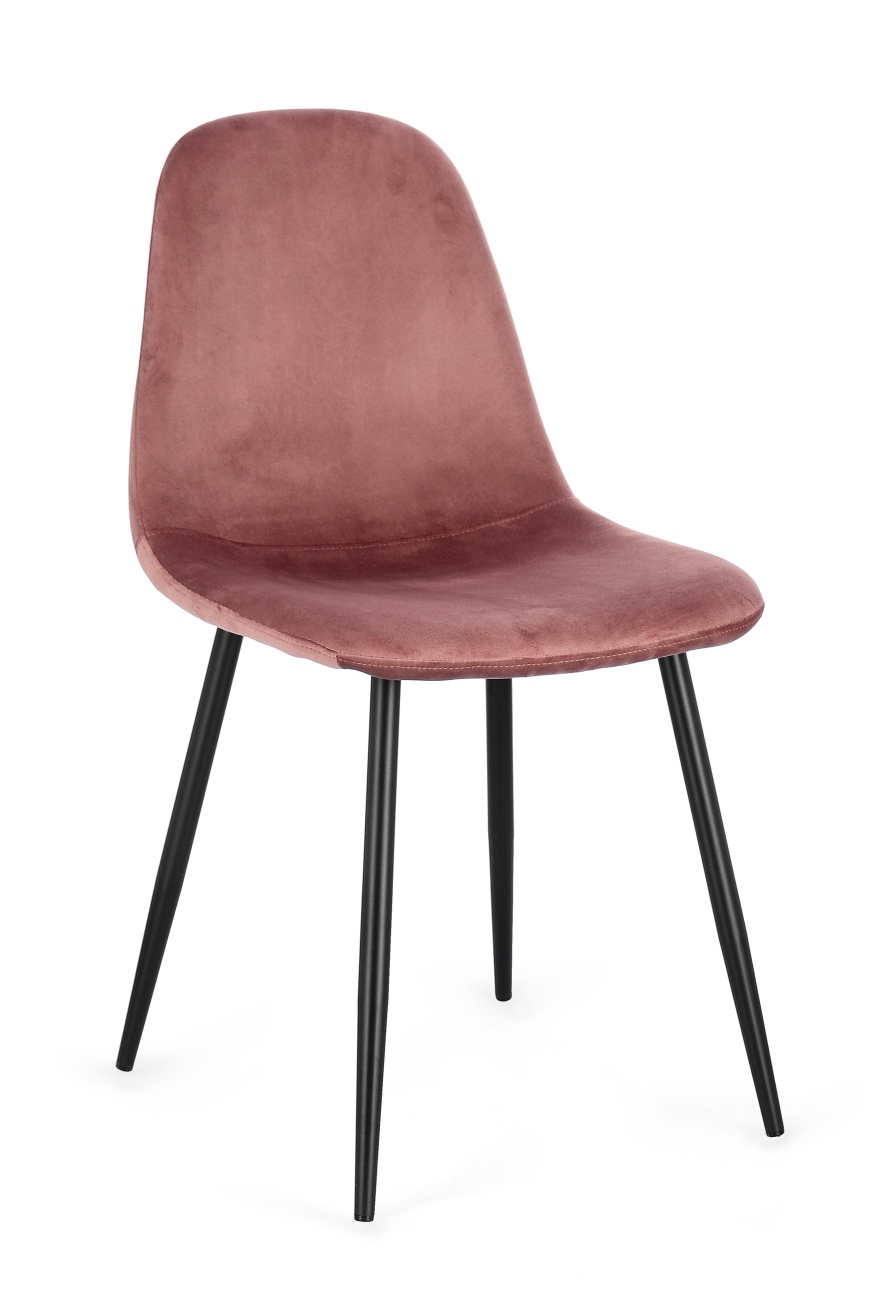 Esszimmerstuhl New Irelia 4er-Set aus Samt, Rosa Esszimmerstuhl New Irelia 4er-Set aus Samt, Rosa