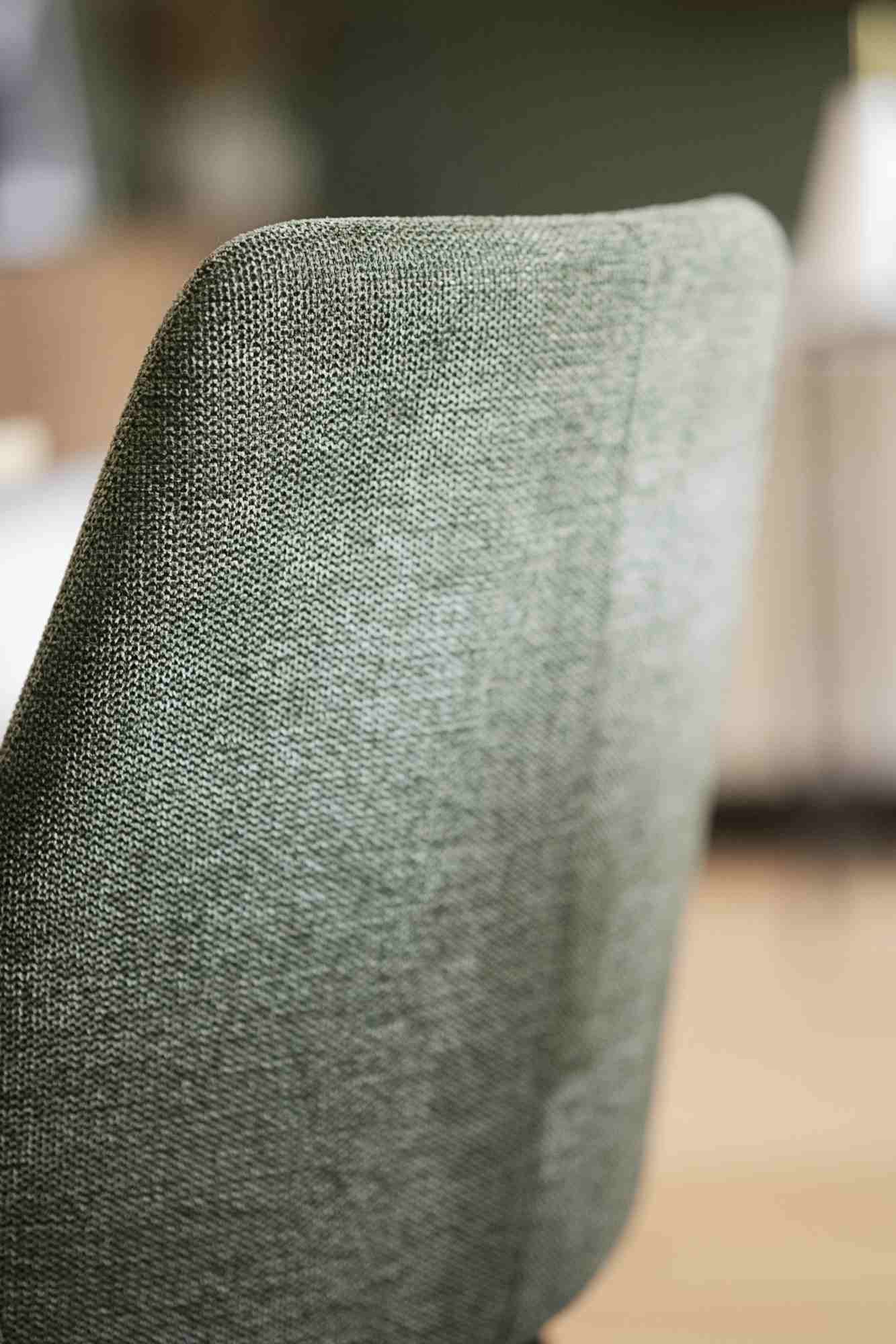 Edles Möbelstück: Stuhl Sierra Stoff 2er Set, Grün für stilvolle Einrichtung.