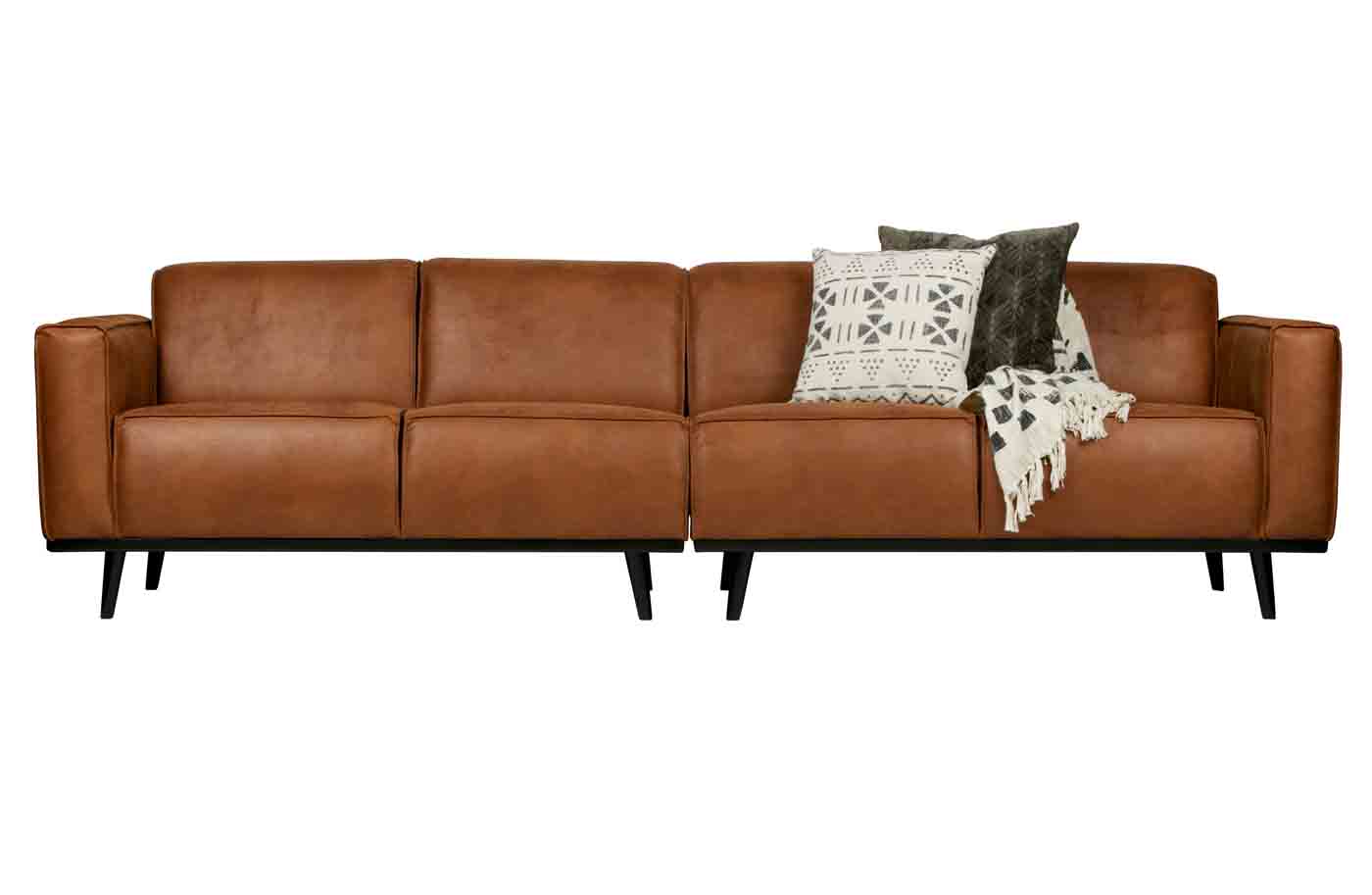 Bigsofa Lederoptik 280cm | Komfort & Bonell-Federkern | Modern