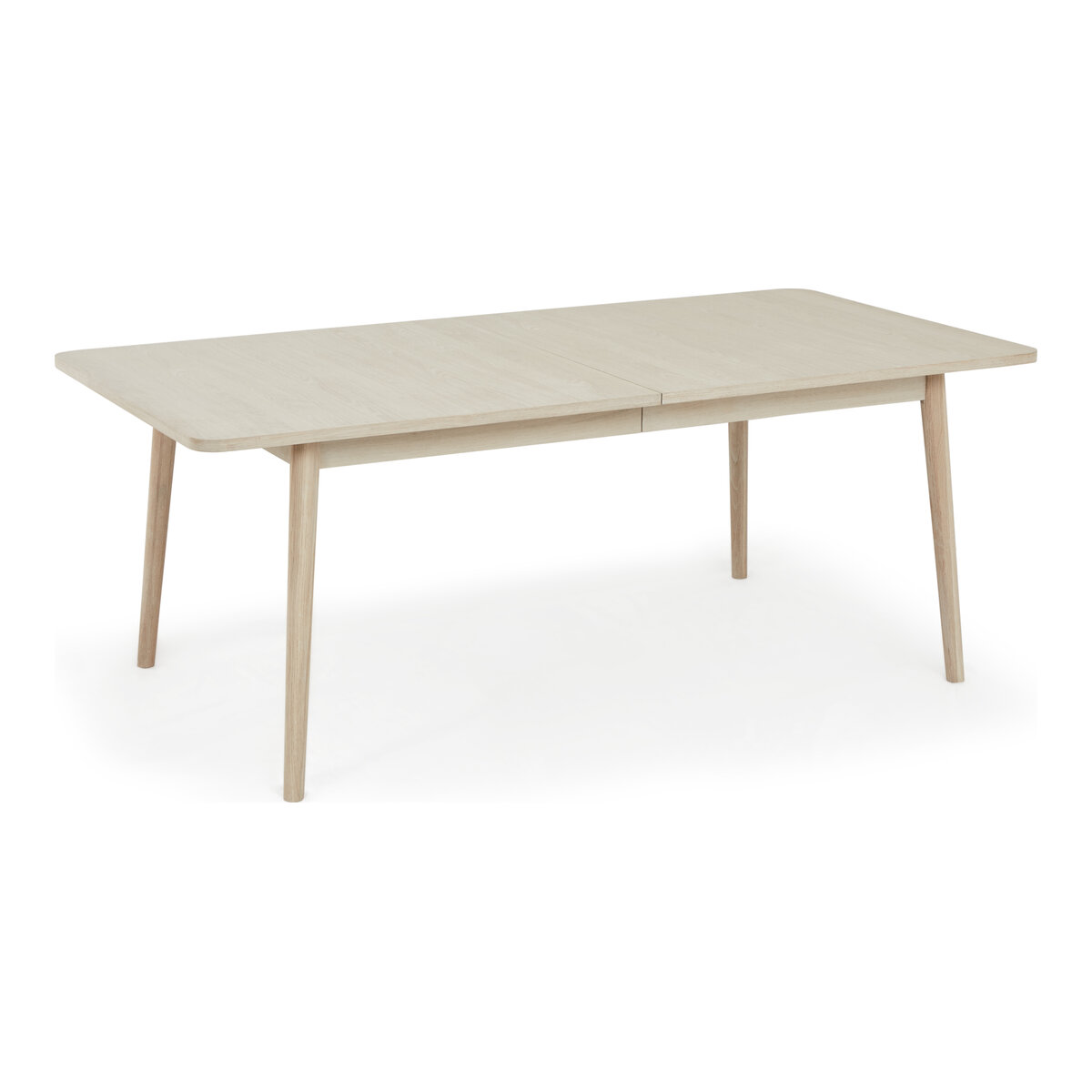 Esstisch Gorbin 200-300x100 cm Eiche Whitewash - Ausziehbar für 6-10 Personen