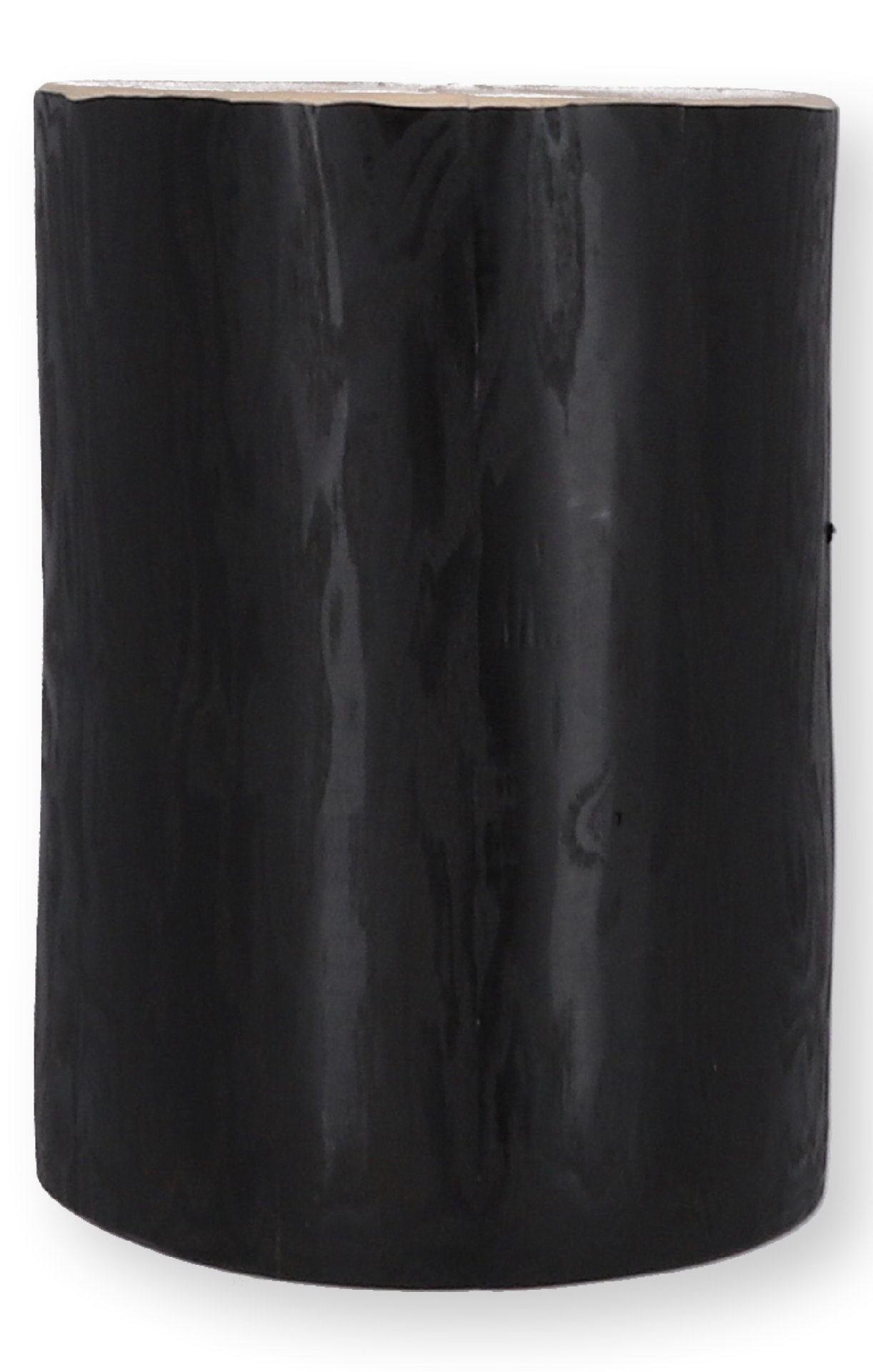 Jan Kurtz Beistelltisch Block rund Kernesche massiv schwarz