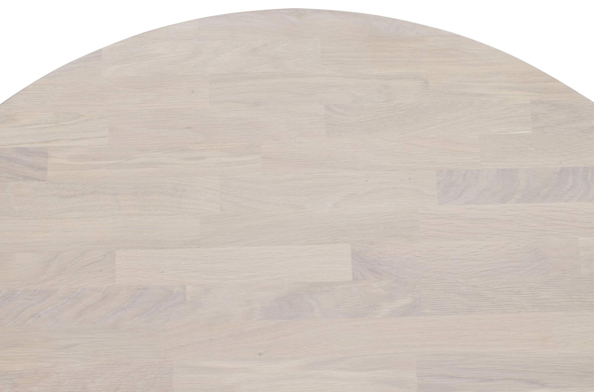 Hochwertiger Esstisch Filippa Oval mit Auszug, 170/210cm, Eiche Weiß pigmentiert für jede Einrichtung.