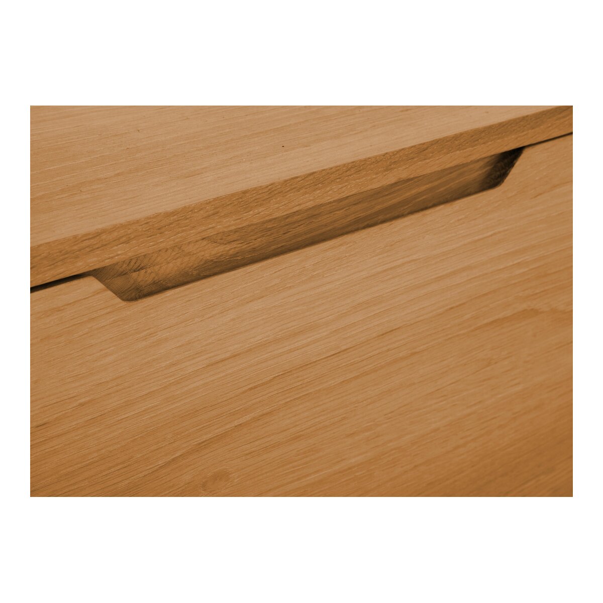 TV-Board Enimeta Eiche Natur 160 cm - mit Türen & Soft-Close