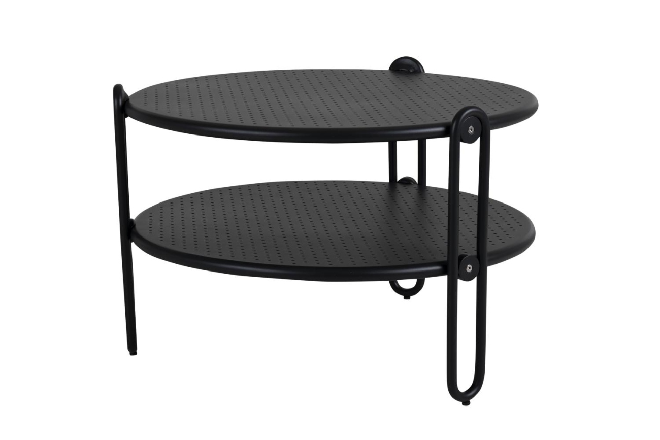 Gartencouchtisch Blixt 65 cm, Schwarz Gartencouchtisch Blixt 65 cm, Schwarz