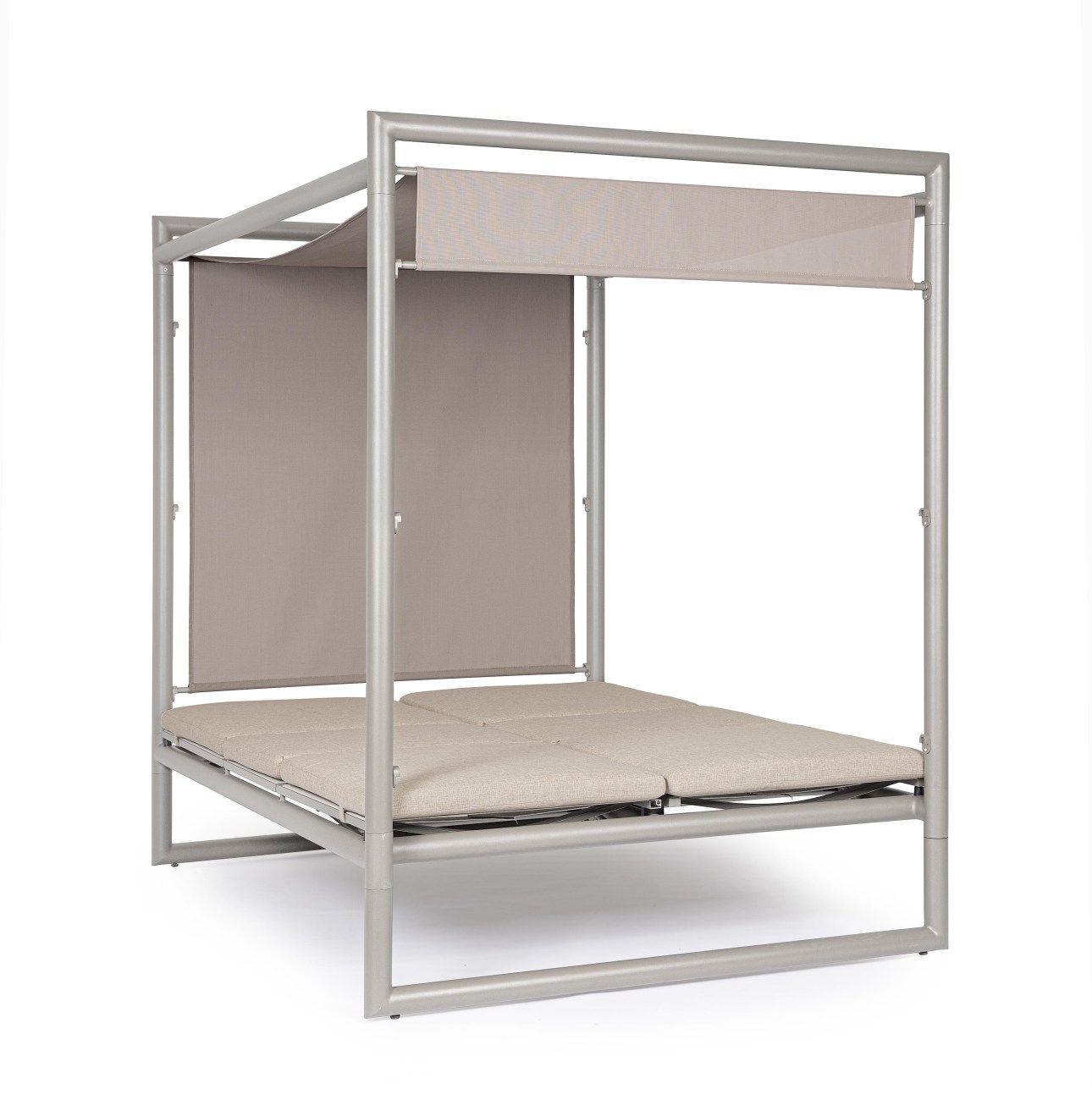 Gartendaybed Konnor aus Aluminium, Rastin