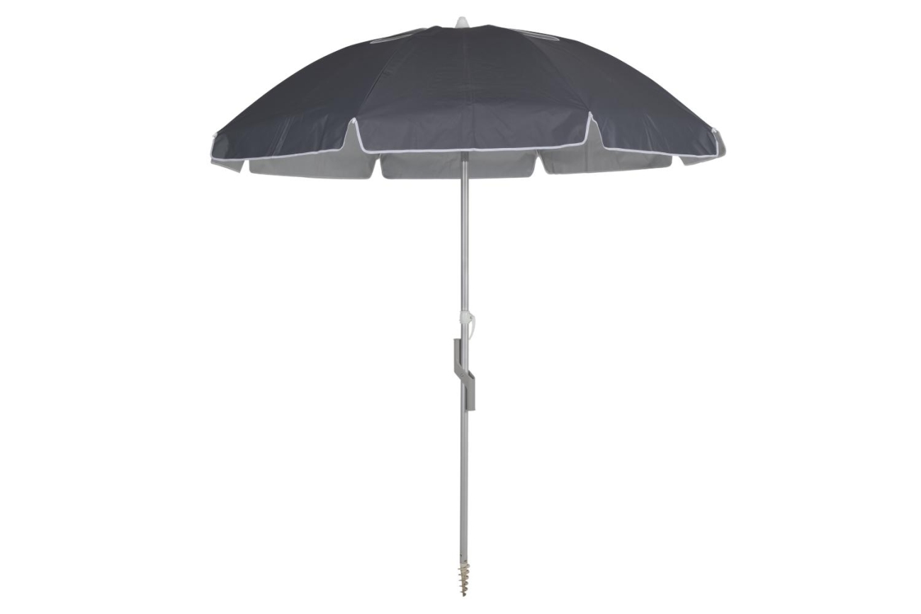 Sonnenschirm Beach Ø 180 cm, Grau Sonnenschirm Beach Ø 180 cm, Grau