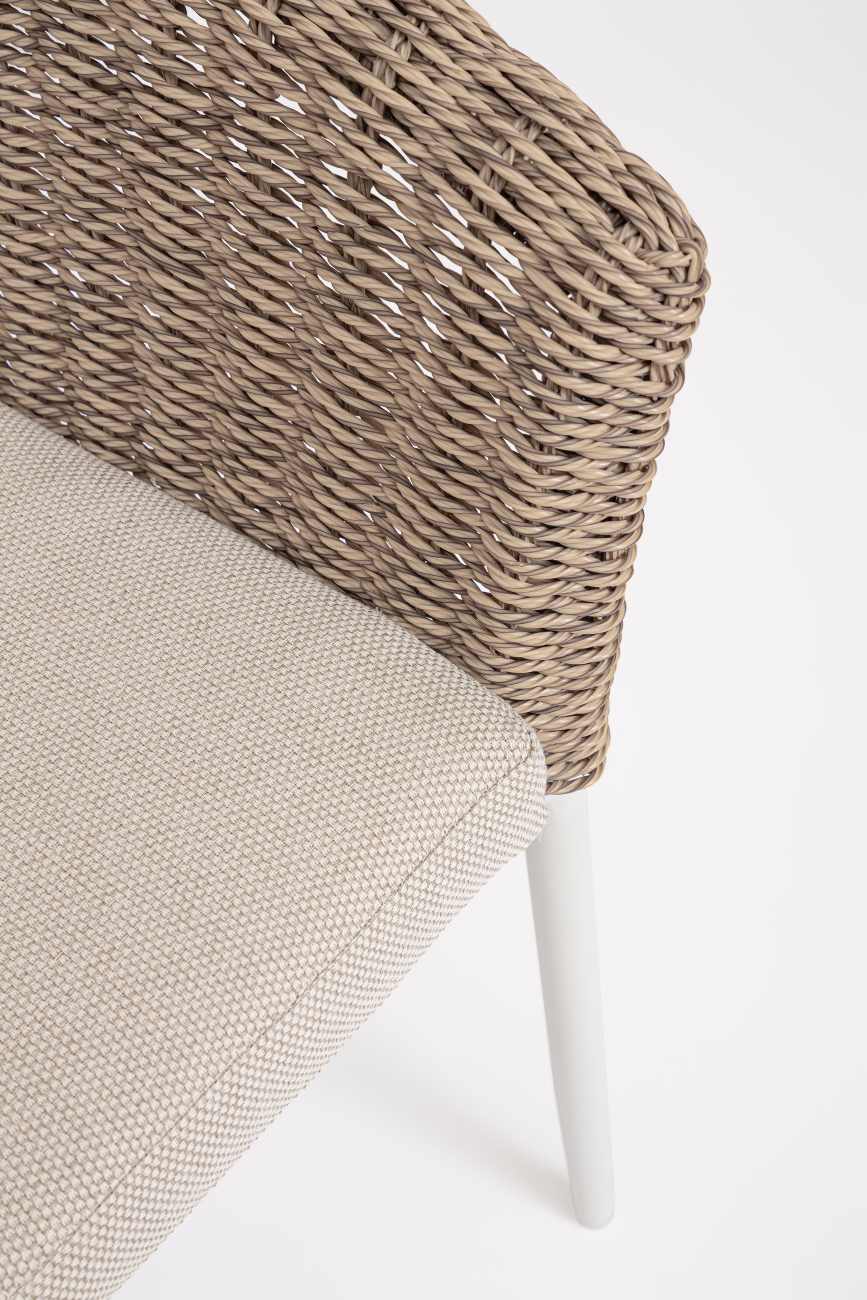 Gartenstuhl Oceana aus Aluminium, Natur