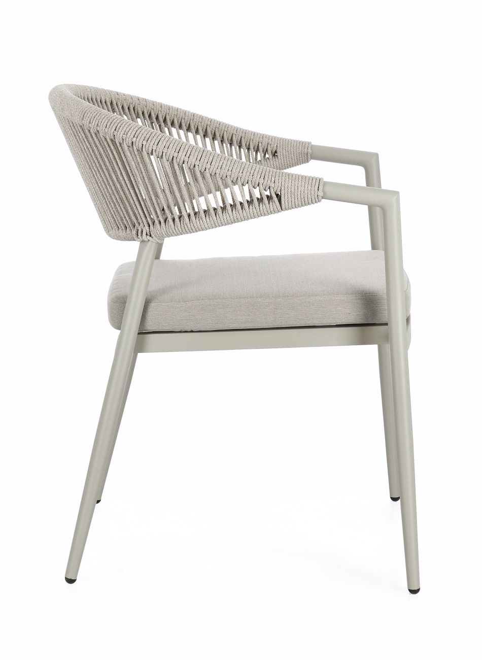 Gartenstuhl Millor aus Aluminium, Saturn / Saturn