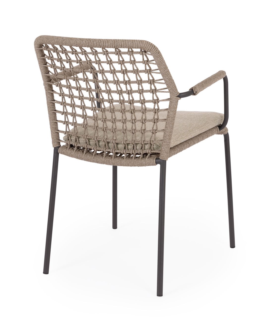 Gartenstuhl Canar aus Metall, Natur