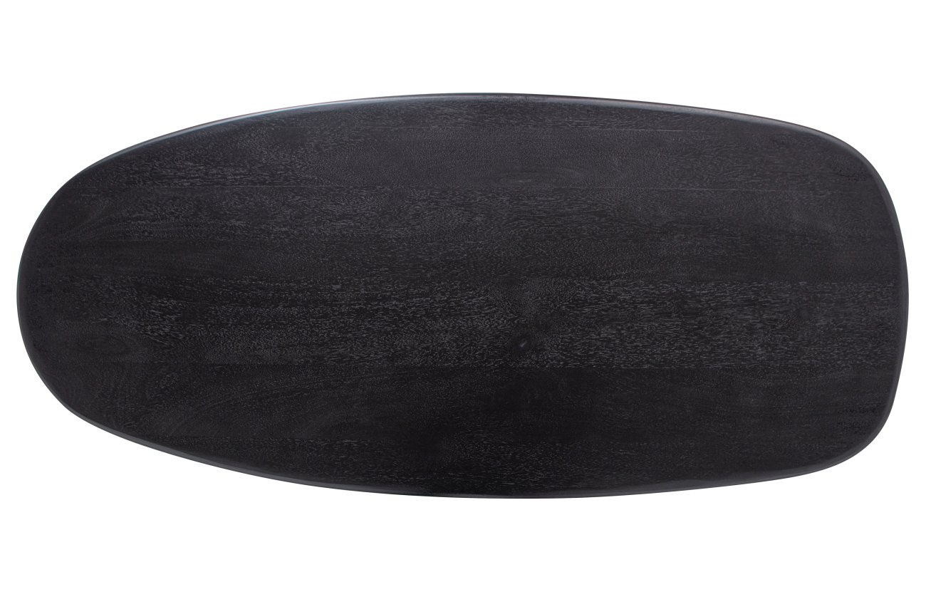 Der Couchtisch Dirck überzeugt mit seinem modernen Stil. Gefertigt wurde er aus Mangoholz, welches einen schwarzen Farbton besitzt. Das Gestell ist auch aus Mangoholz. Der Couchtisch besitzt eine Größe von 135x60 cm.