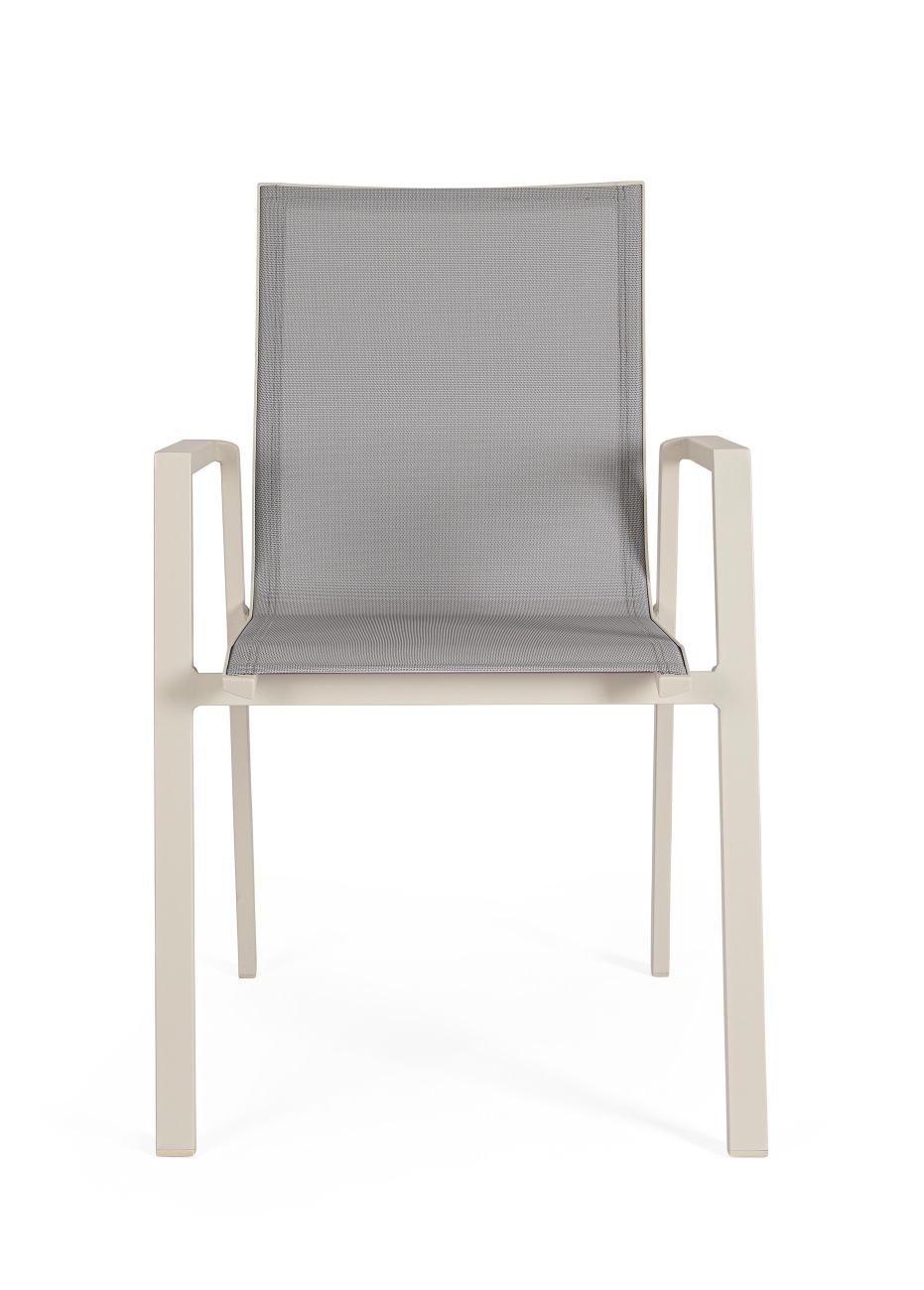 Gartenstuhl Krion stapelbar mit Armlehne, Pelikan