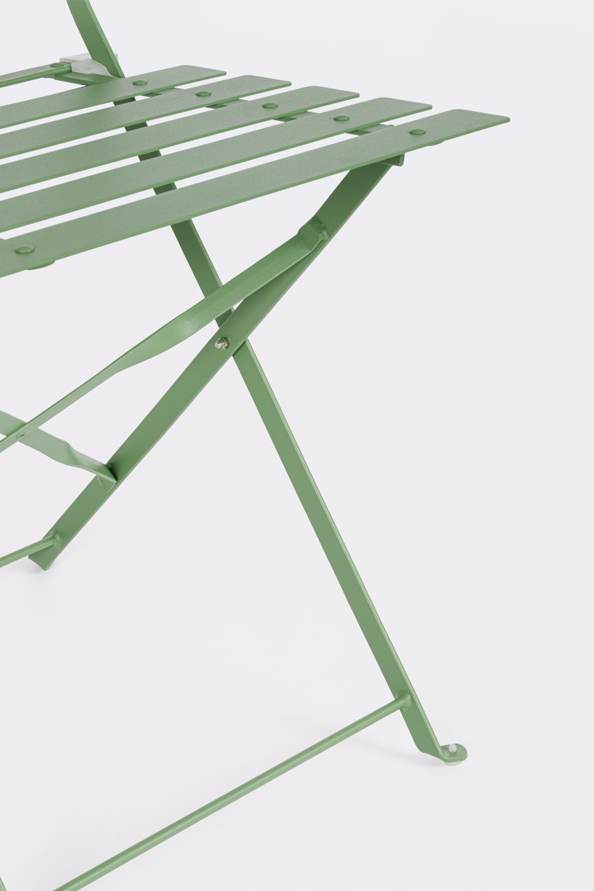 Garten-Set Austin, Stühle & Tisch, Grün