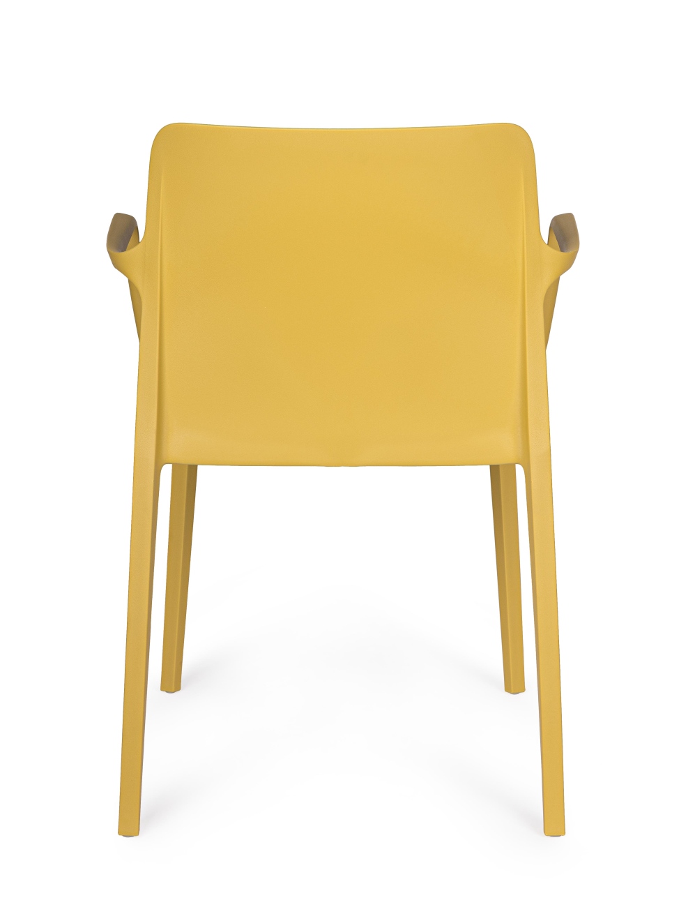 Stuhl Chloris 4er-Set mit Armlehne, Ocker