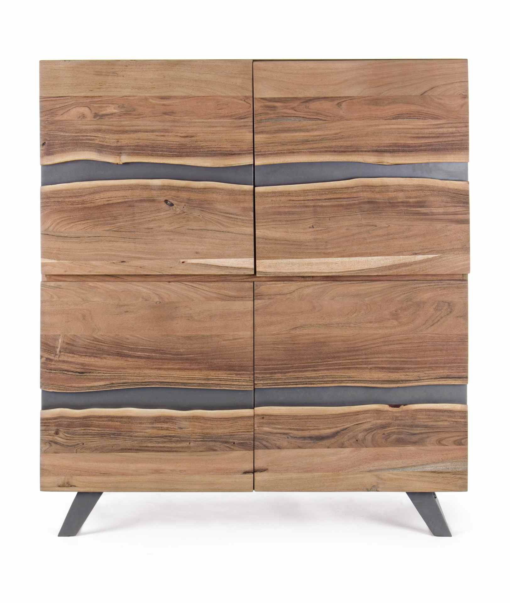 Sideboard Aron aus Akazienholz, 118 cm