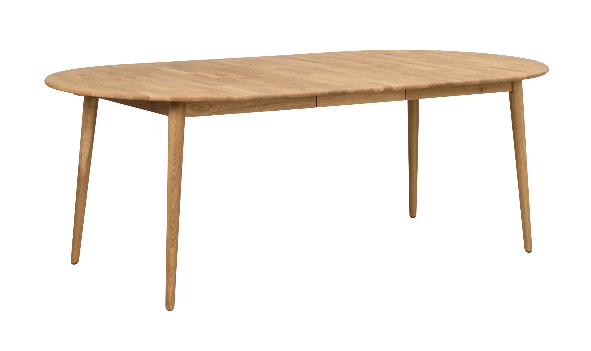 Ausziehtisch Tyler Oval 170/210cm, Eiche Natur – stilvoller Blickfang für Ihr Zuhause.