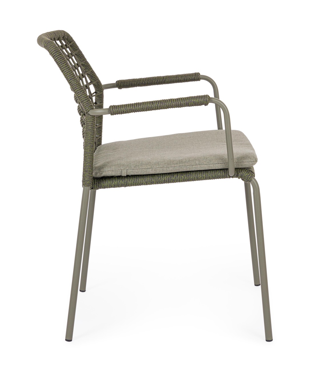 Gartenstuhl Canar aus Metall, Grün