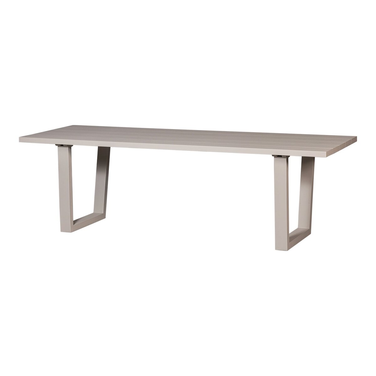 Gartenesstisch Bear - Aluminium Sand, 240 cm