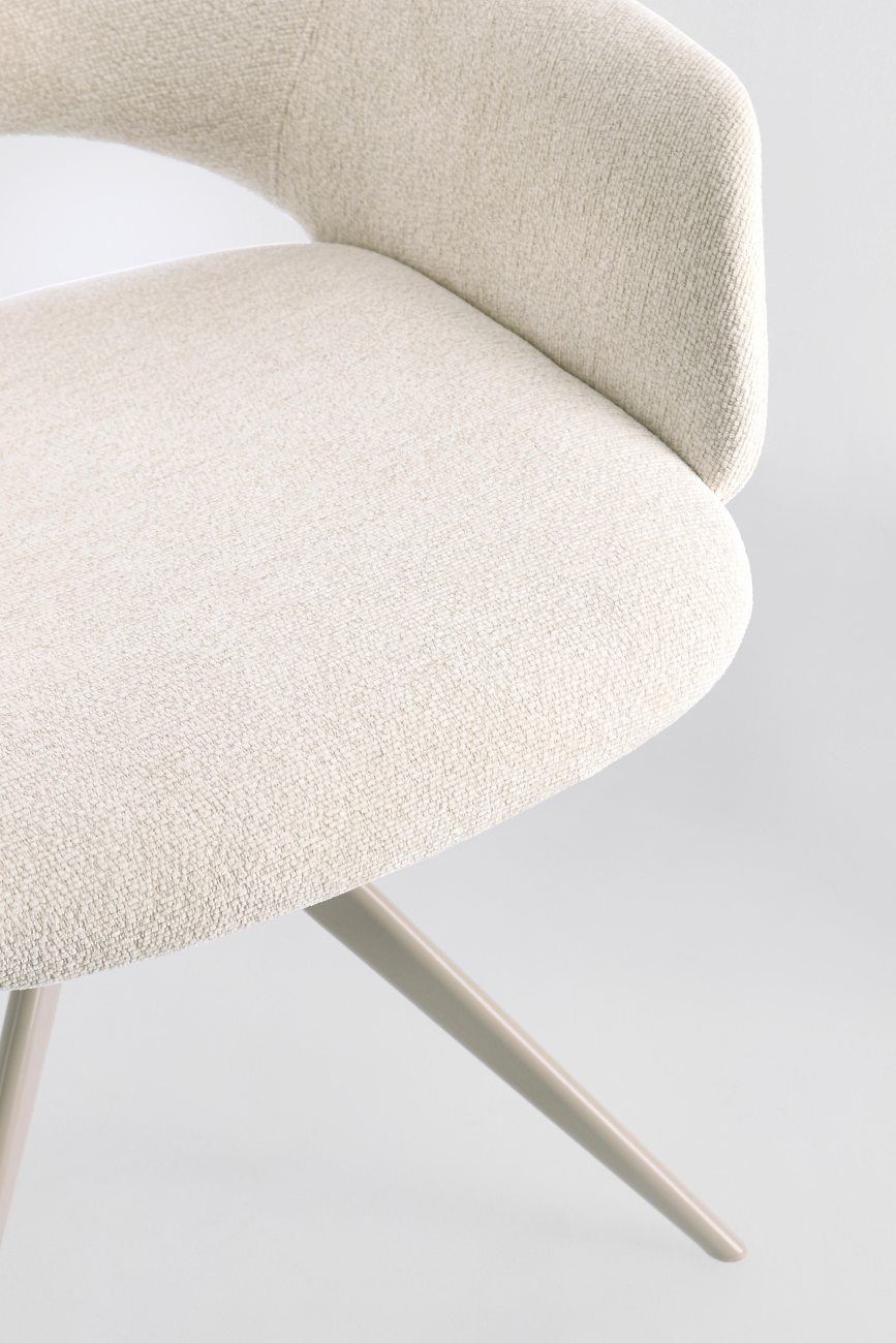 Esszimmerstuhl Vivian mit Armlehne, Moon