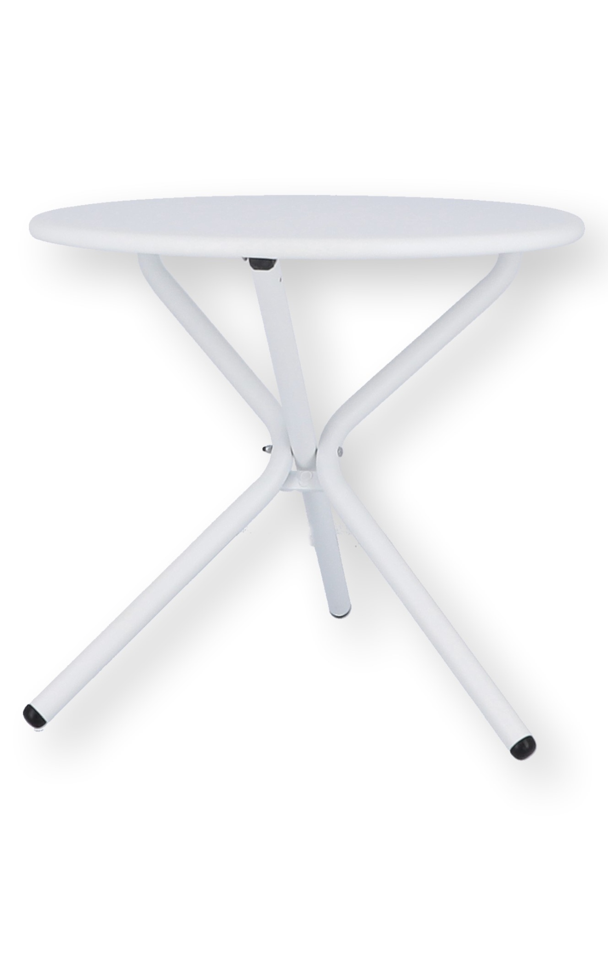 Beistelltisch Tris aus Aluminium, Weiß Beistelltisch Tris aus Aluminium, Weiß