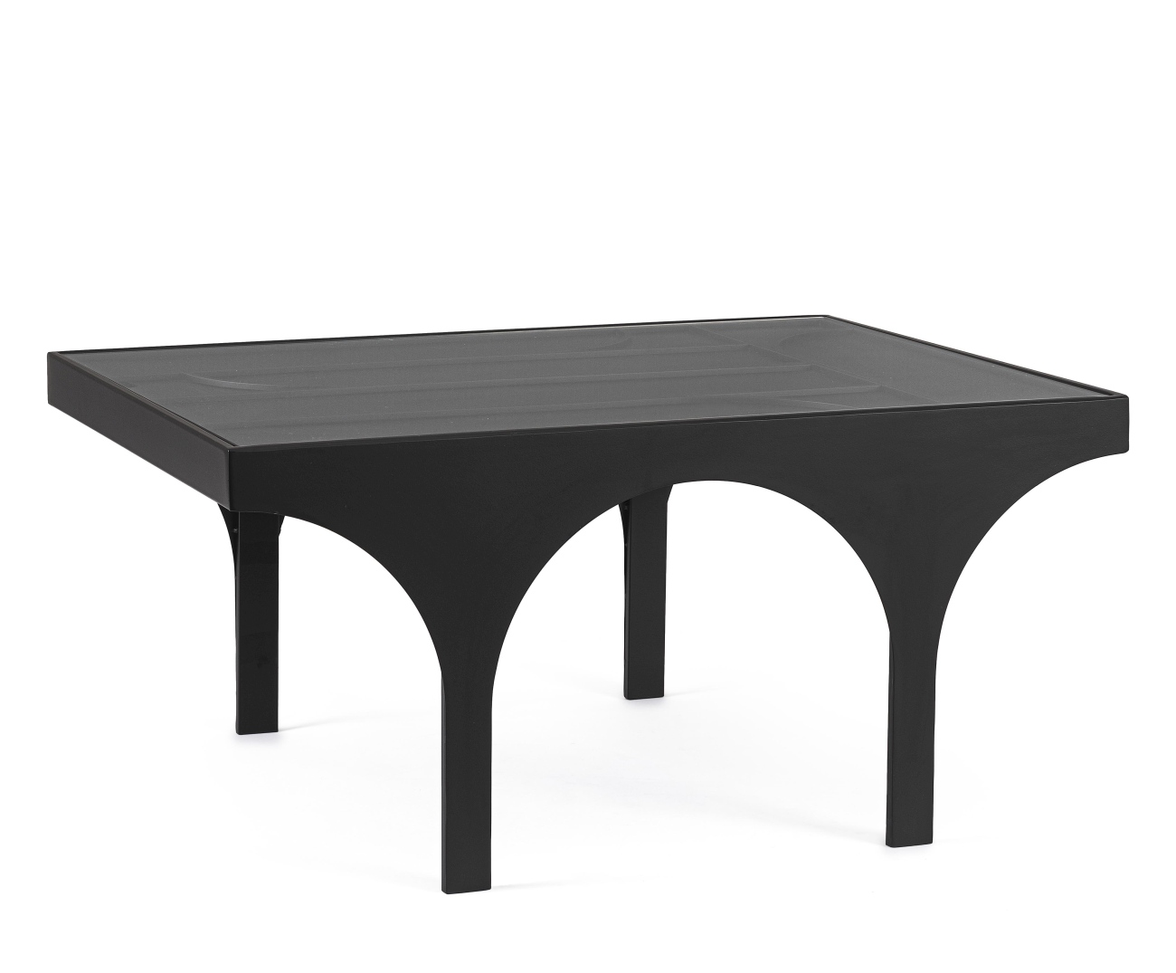 Couchtisch Archie aus Metall 80x60 cm