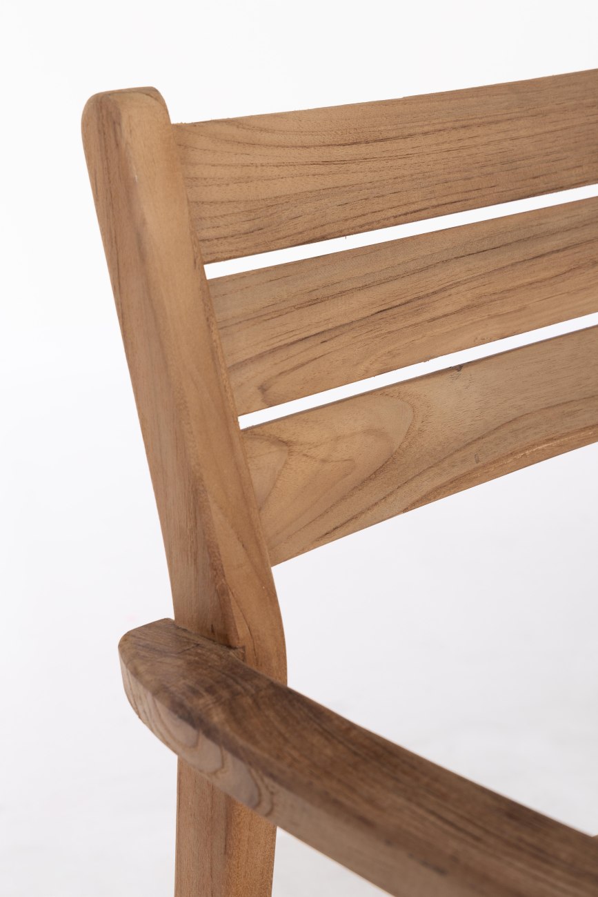 Gartenstuhl Adriel aus recyceltem Teakholz
